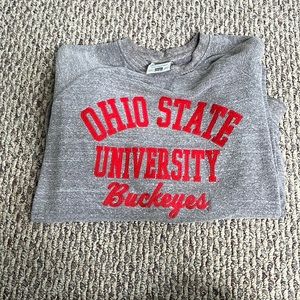 Ohio state buckeyes crew neck sweatshirt